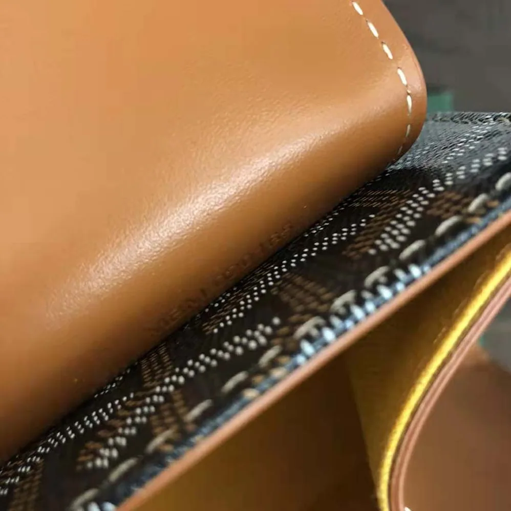 Goyard Sac Saïgon PM in Toile Goyardine & Clamecy Calfskin for Women in Brown Goyard Sac Saïgon PM in Toile Goyardine & Clamecy Calfskin for Women in Brown