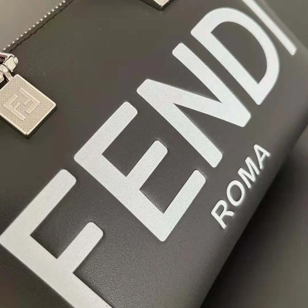 Fendi By The Way Mini Small Boston Bag in Black Leather for Women