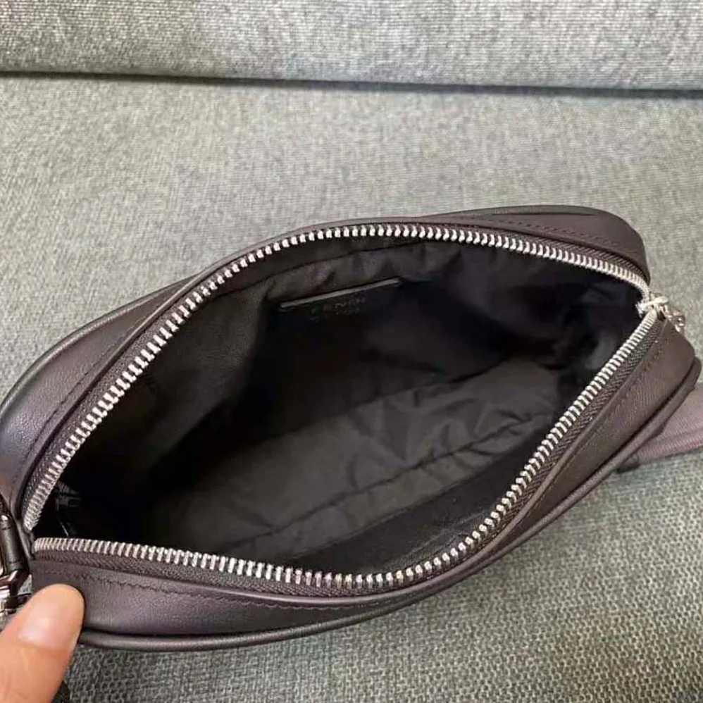 Fendi Camera Case Black FF Fabric Bag for Men