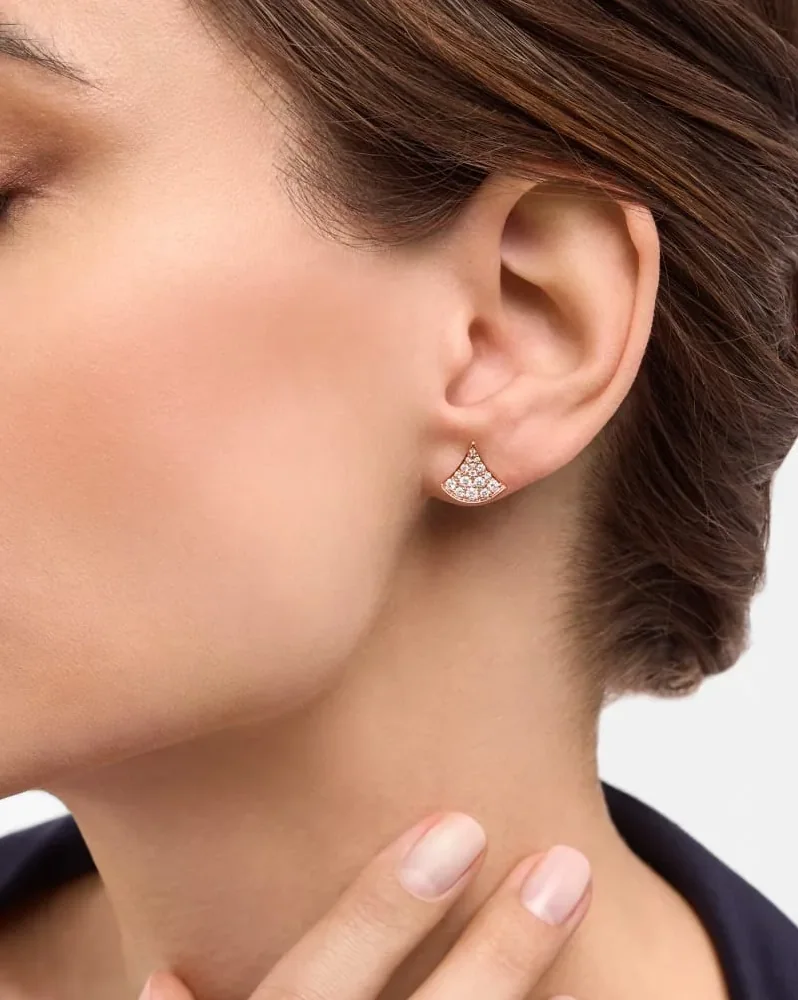 Bvlgari Divas Dream Earrings Rose Gold