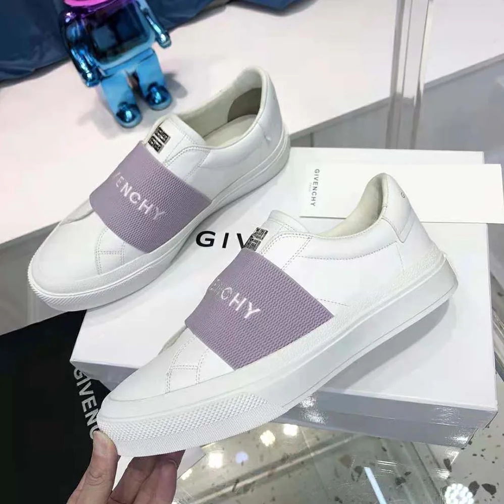 Givenchy Sneakers City Sport in Leather with GIVENCHY Webbing for Unisex in Purple Givenchy Sneakers City Sport in Leather with GIVENCHY Webbing for Unisex in Purple