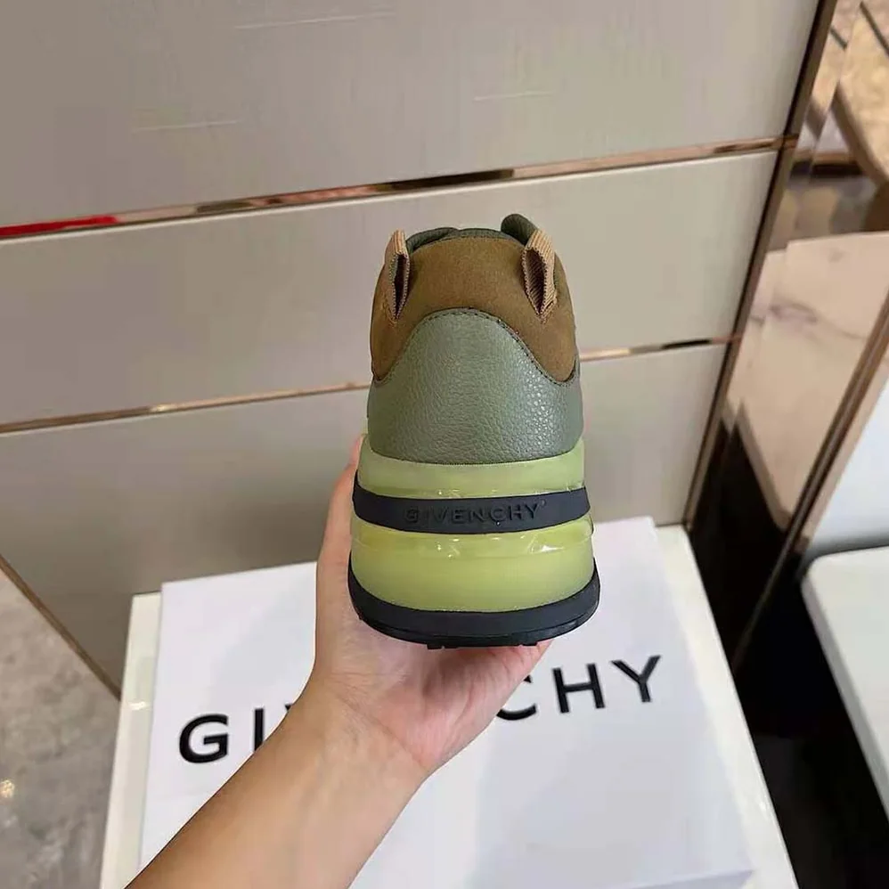 Givenchy Giv 1 Sneakers in Leather and Mesh for Unisex in Green
