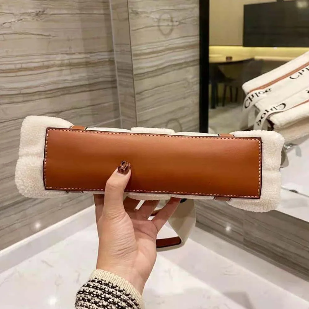Chloe Small Woody Tote Bag with Strap for Women