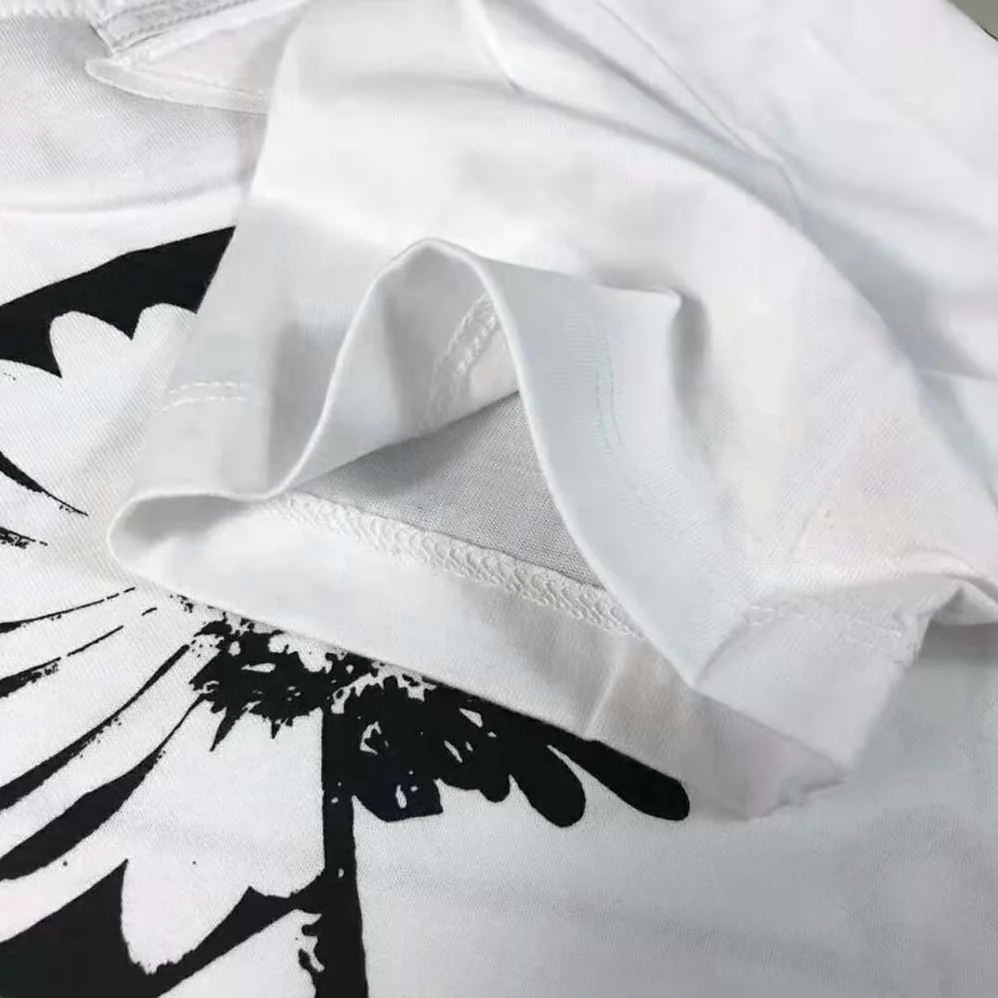 Prada Printed Jersey T-shirt for Women in White
