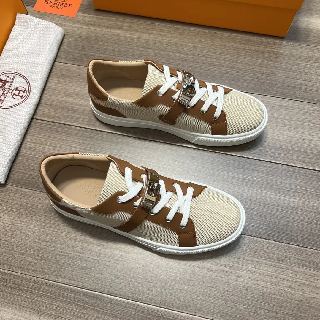 Hermes Casual Sneakers Beige