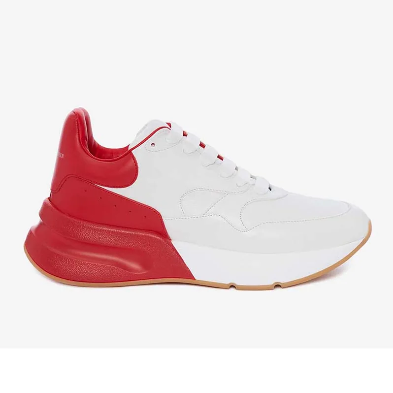 Alexander Mcqueen Oversized Runner 50mm Heel Hight for Unisex in Red Alexander Mcqueen Oversized Runner 50mm Heel Hight for Unisex in Red