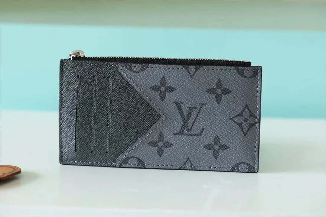 Louis Vuitton Coin Card Holder Monogram Eclipse