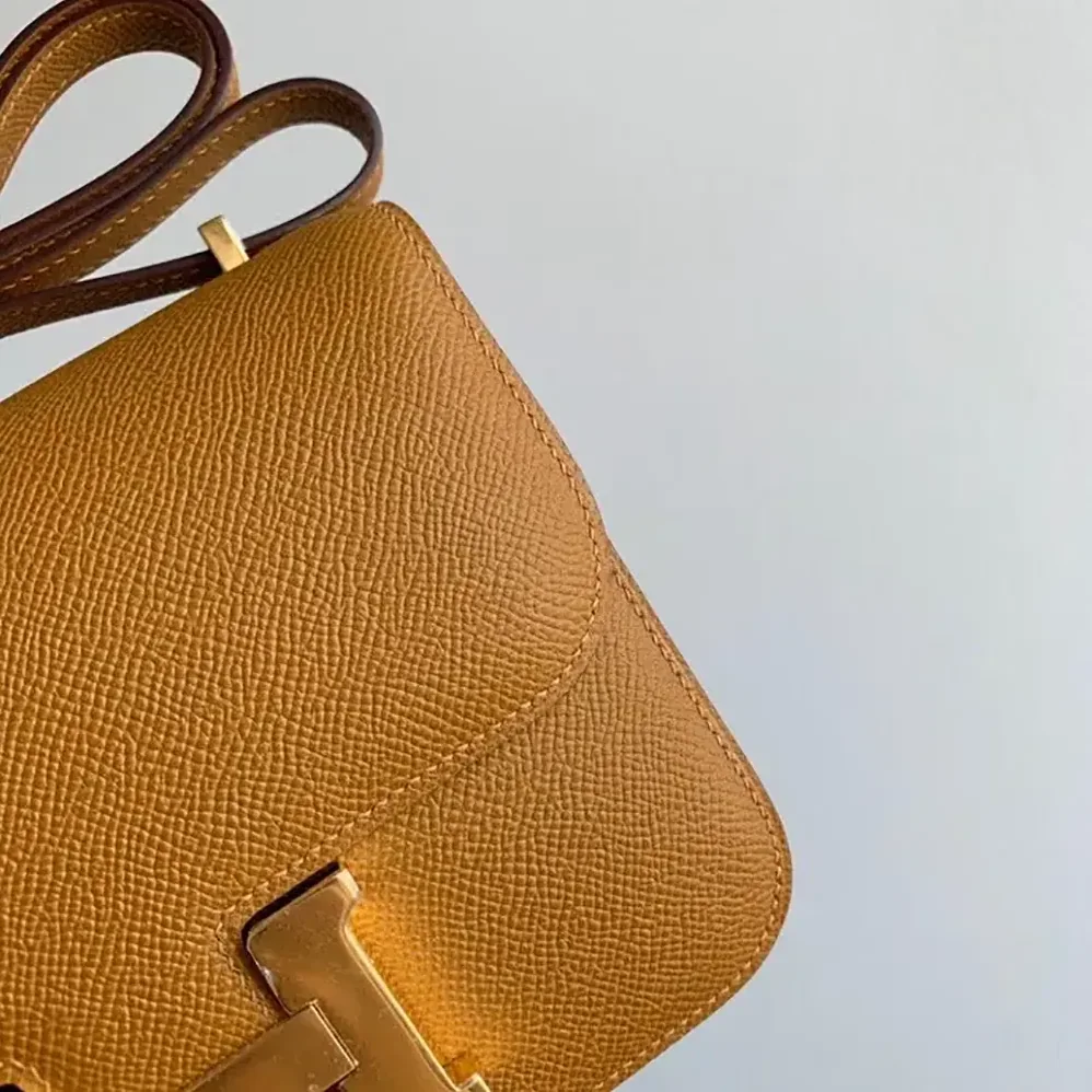 Hermes Constance 18 Bag Epsom Leather for Women in Brown/Gold Hermes Constance 18 Bag Epsom Leather for Women in Brown/Gold