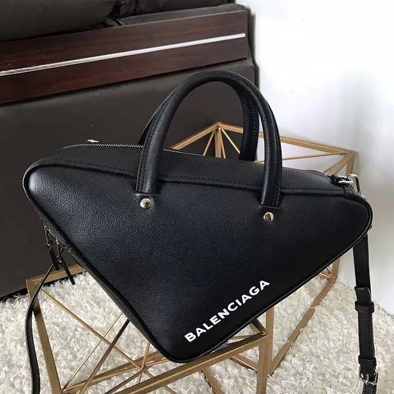 Balenciaga Triangle Duffle M Sized Calfskin Hand Carry Shoulder for Women Balenciaga Triangle Duffle M Sized Calfskin Hand Carry Shoulder for Women