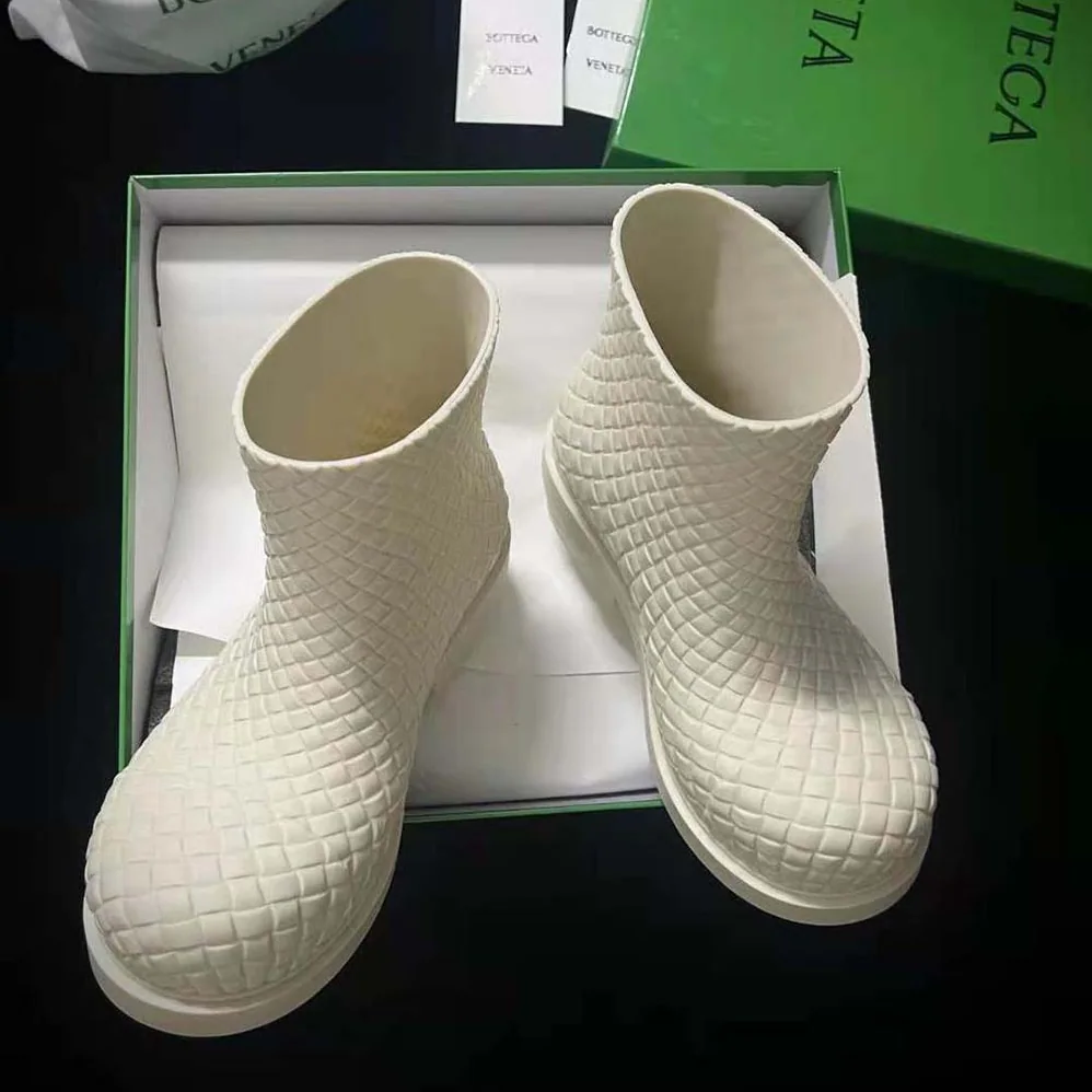 Bottega Veneta Fireman Ankle Boot for Unisex in White