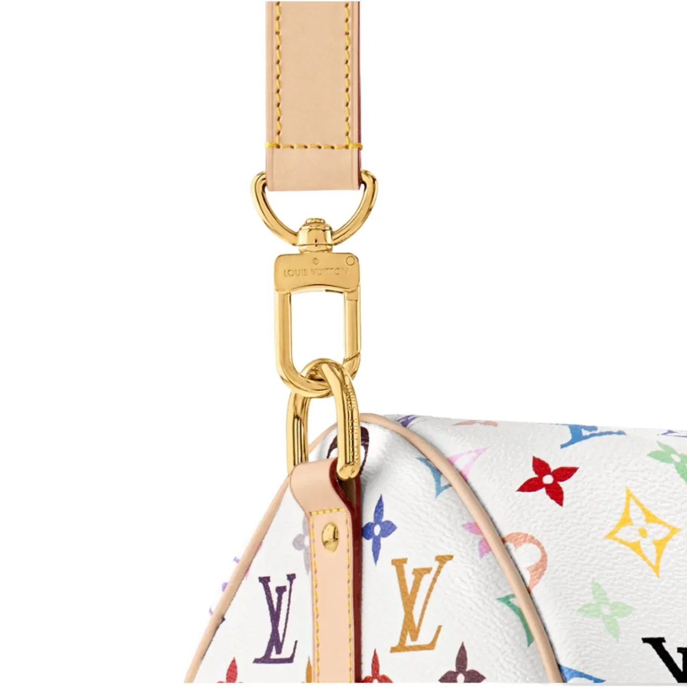 Louis Vuitton LV x TM Keepall Bandouliere 45 Travel Bag in Multicoloured Gold Hardware Louis Vuitton LV x TM Keepall Bandouliere 45 Travel Bag in Multicoloured Gold Hardware