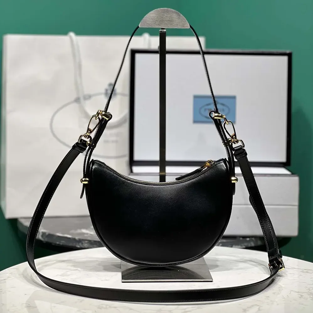 Prada Arqué Mini Leather Shoulder Bag for Women Prada Arqué Mini Leather Shoulder Bag for Women