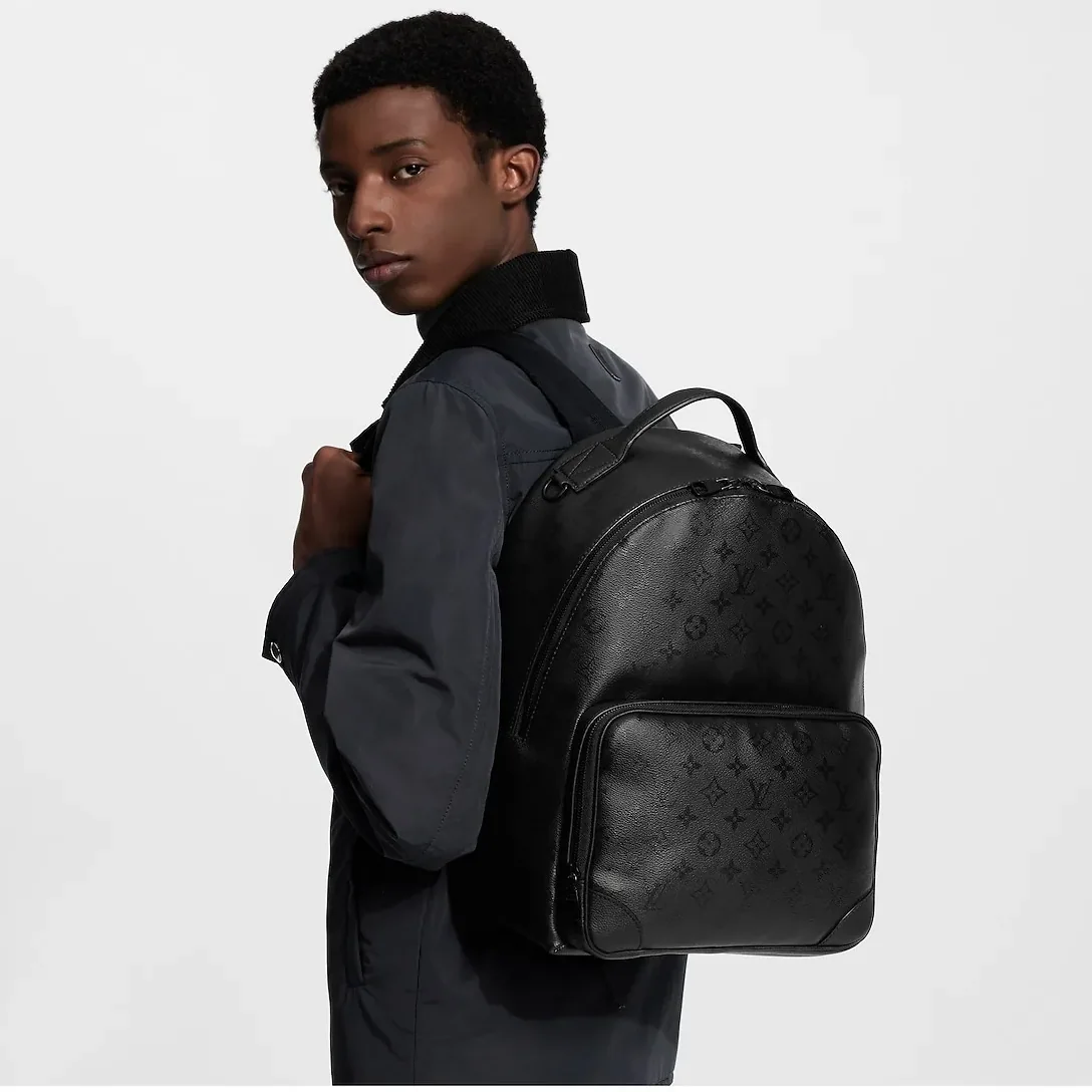 Louis Vuitton Discovery Cargo Backpack / Black Monogram Midnight Black Hardware