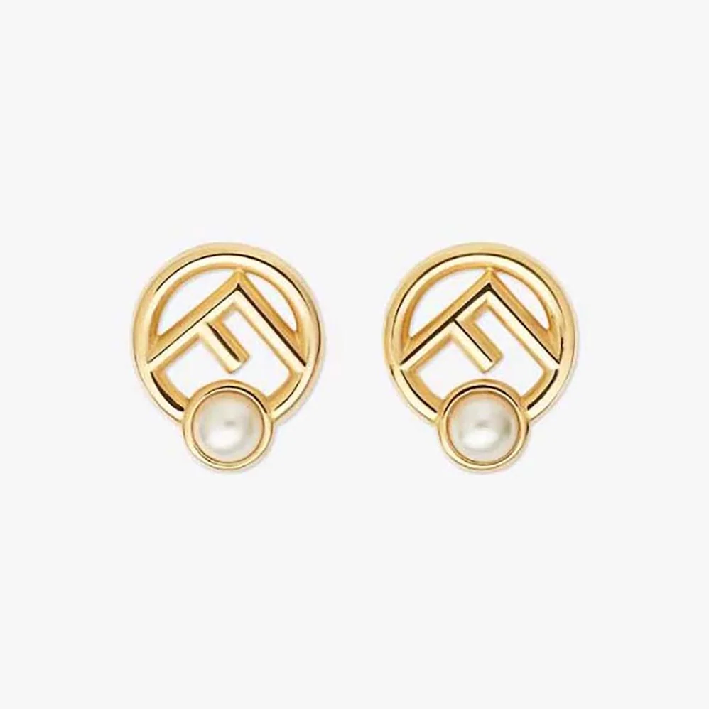 Fendi F is Fendi Earrings Gold for Women in colored