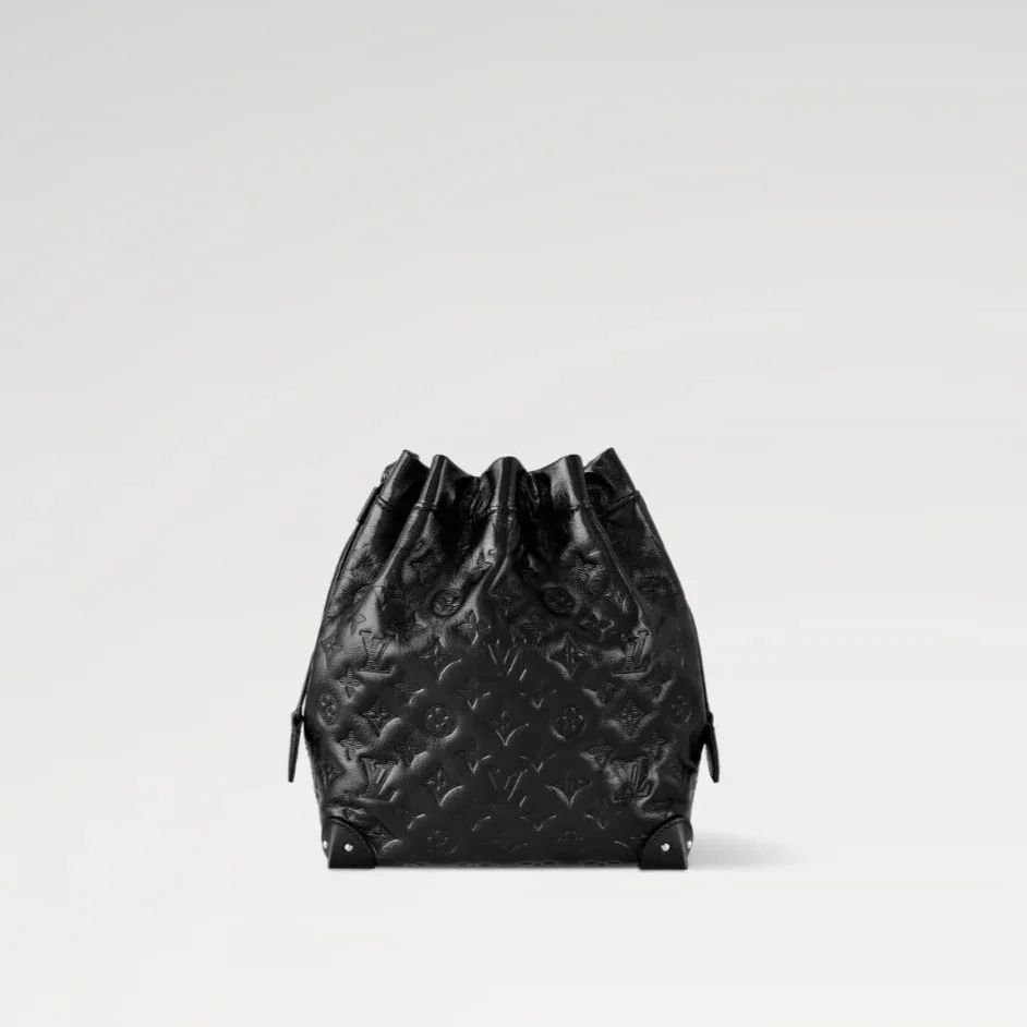 Louis Vuitton Noé Trunk PM Handbag Black / Louis Vuitton Noé Trunk PM Handbag Black /