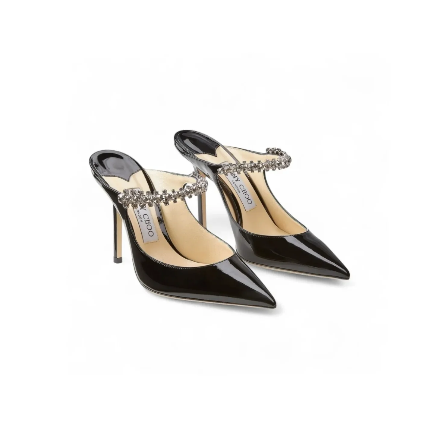 Jimmy Choo Bing 100 Black BING100PAT Jimmy Choo Bing 100 Black BING100PAT