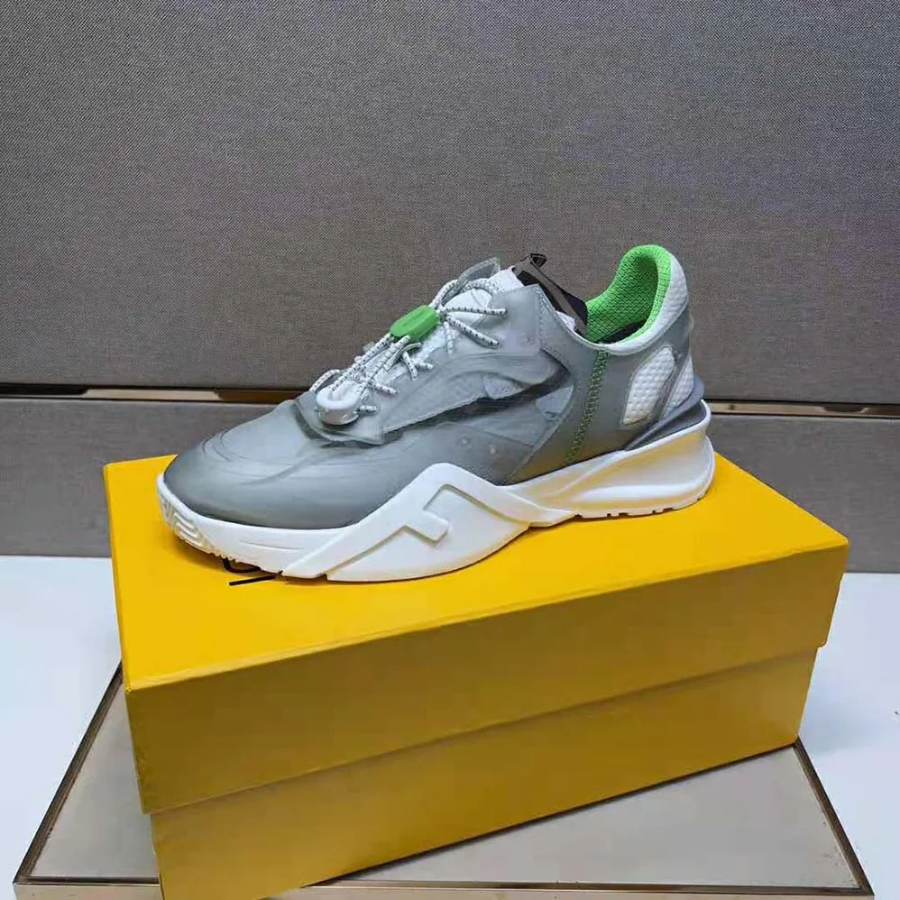 Fendi Flow Gray Nylon Low for Men in tops Fendi Flow Gray Nylon Low for Men in tops