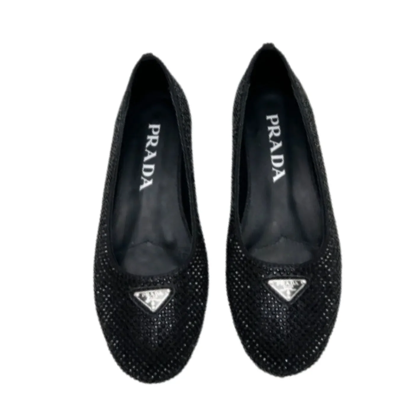 Prada Patent Ballerinas Black