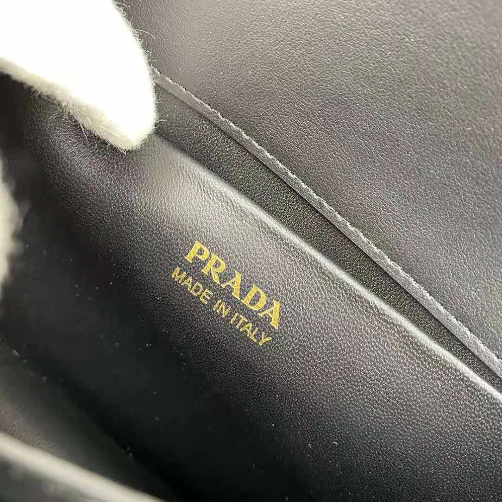Prada Saffiano Leather Prada Symbole Bag for Women in Green Prada Saffiano Leather Prada Symbole Bag for Women in Green