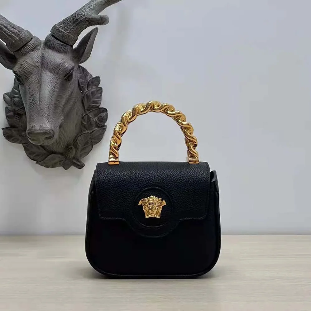 Versace La Medusa Mini Bag for Women in Black Versace La Medusa Mini Bag for Women in Black