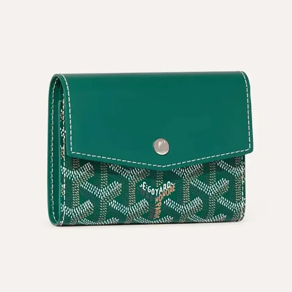 Goyard Saint Gabrie Wallet for Unisex in Green Goyard Saint Gabrie Wallet for Unisex in Green