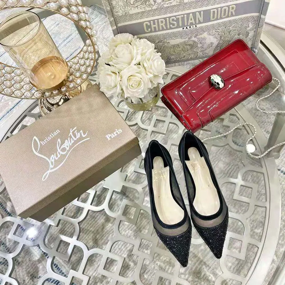 Christian Louboutin Galativi P Strass for Women in Black Christian Louboutin Galativi P Strass for Women in Black