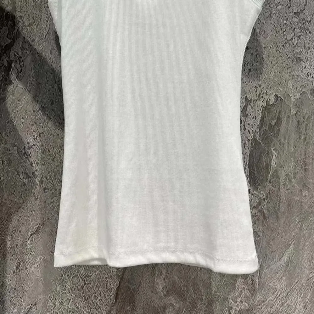 Loewe Anagram Tank Top in Cotton for Women in White