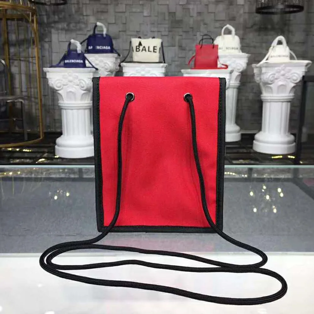 Balenciaga Explorer Pouch Strap for Men in Red