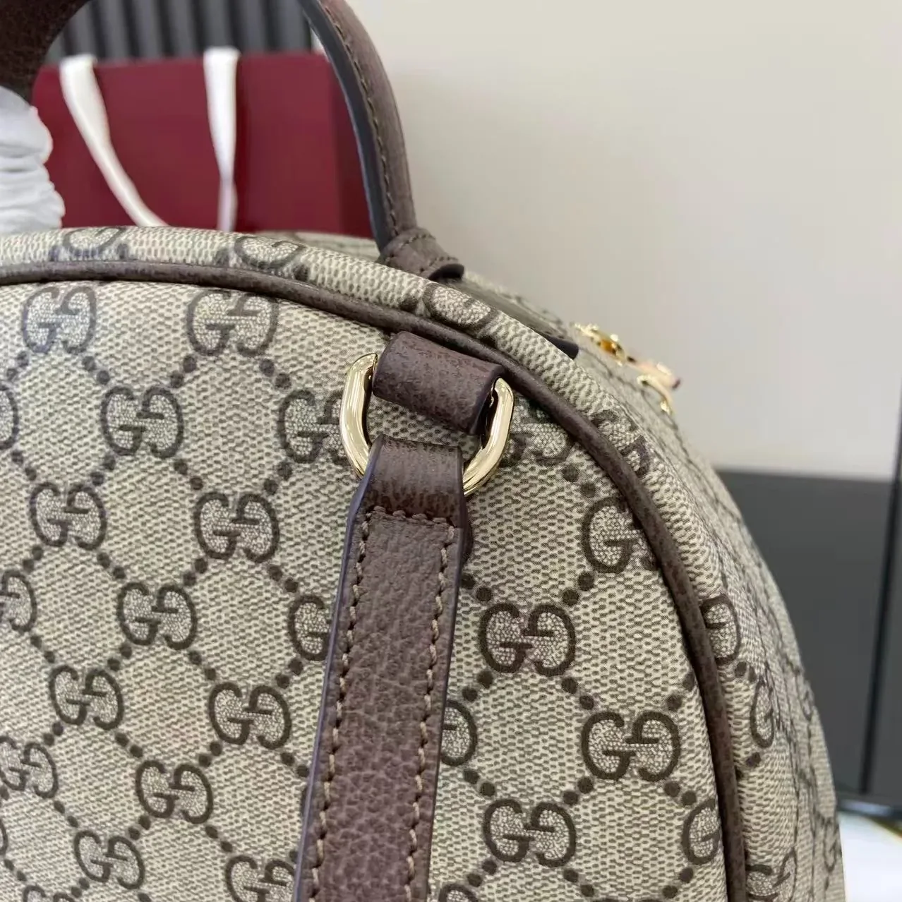 Gucci Ophidia Small Backpack / Beige/ Dark Brown Gold Hardware Gucci Ophidia Small Backpack / Beige/ Dark Brown Gold Hardware