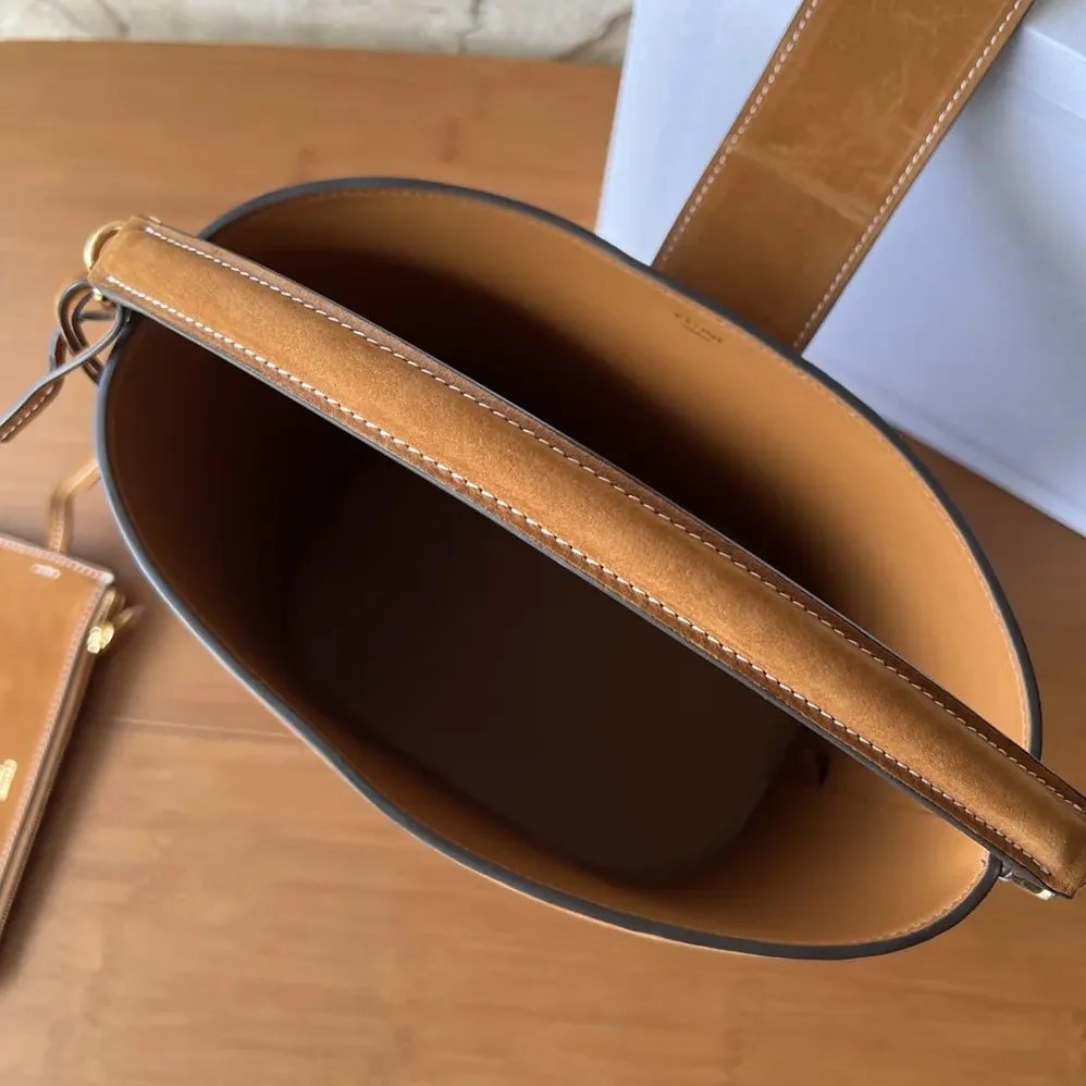 Celine Medium Louise Bag In Suede Calfskin for Women in Brown Celine Medium Louise Bag In Suede Calfskin for Women in Brown