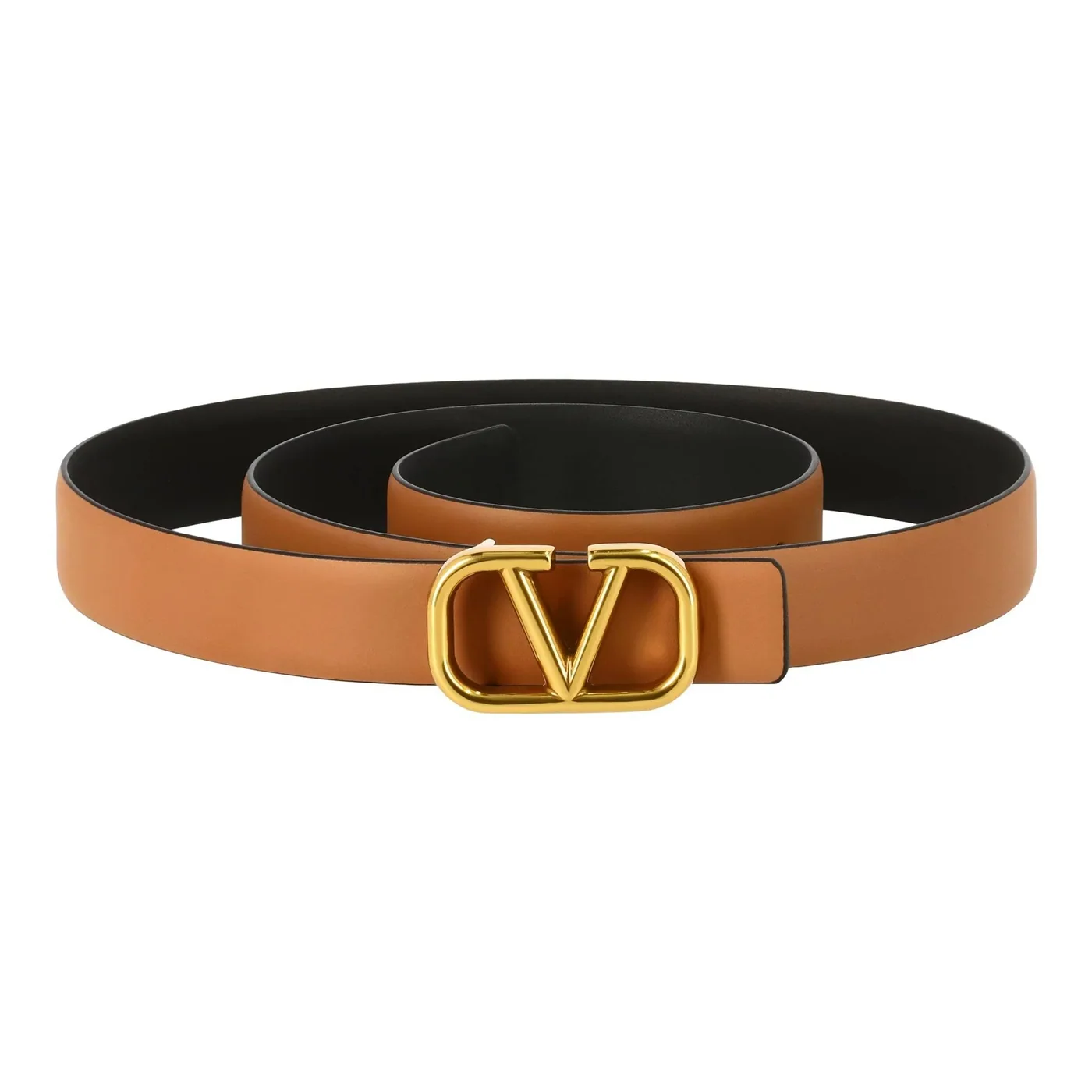 Amazing Gold Buckle Leather Belt
