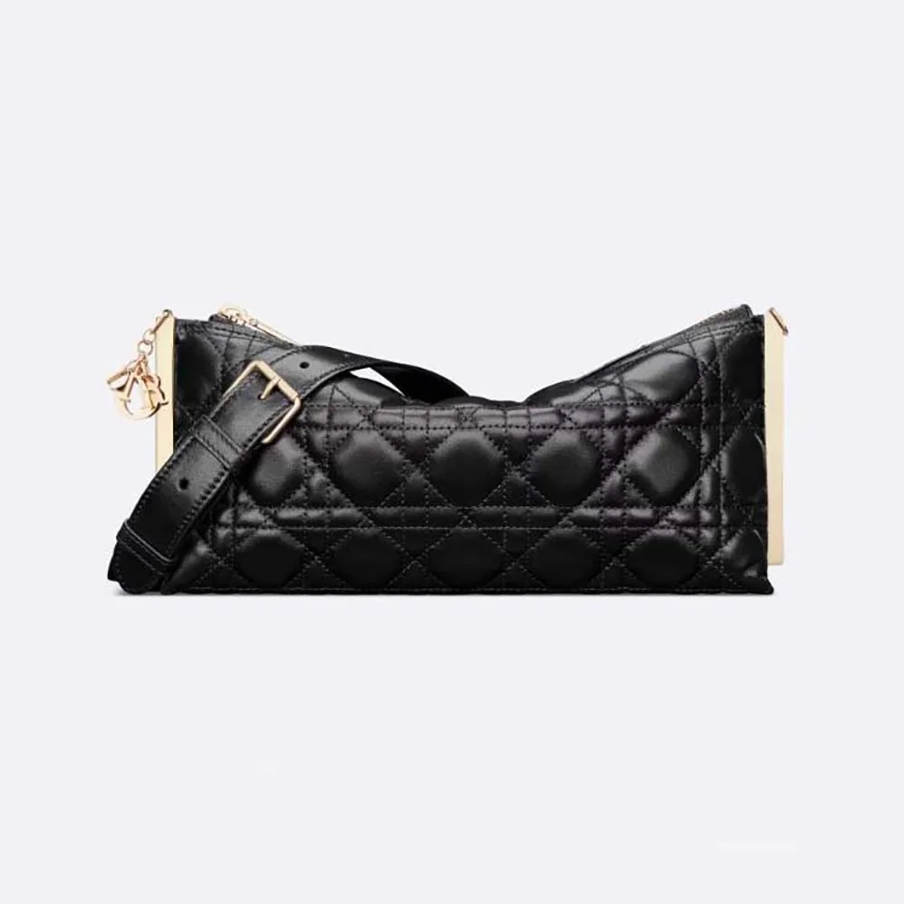 Dior Club Bag Black Cannage Lambskin for Women Dior Club Bag Black Cannage Lambskin for Women