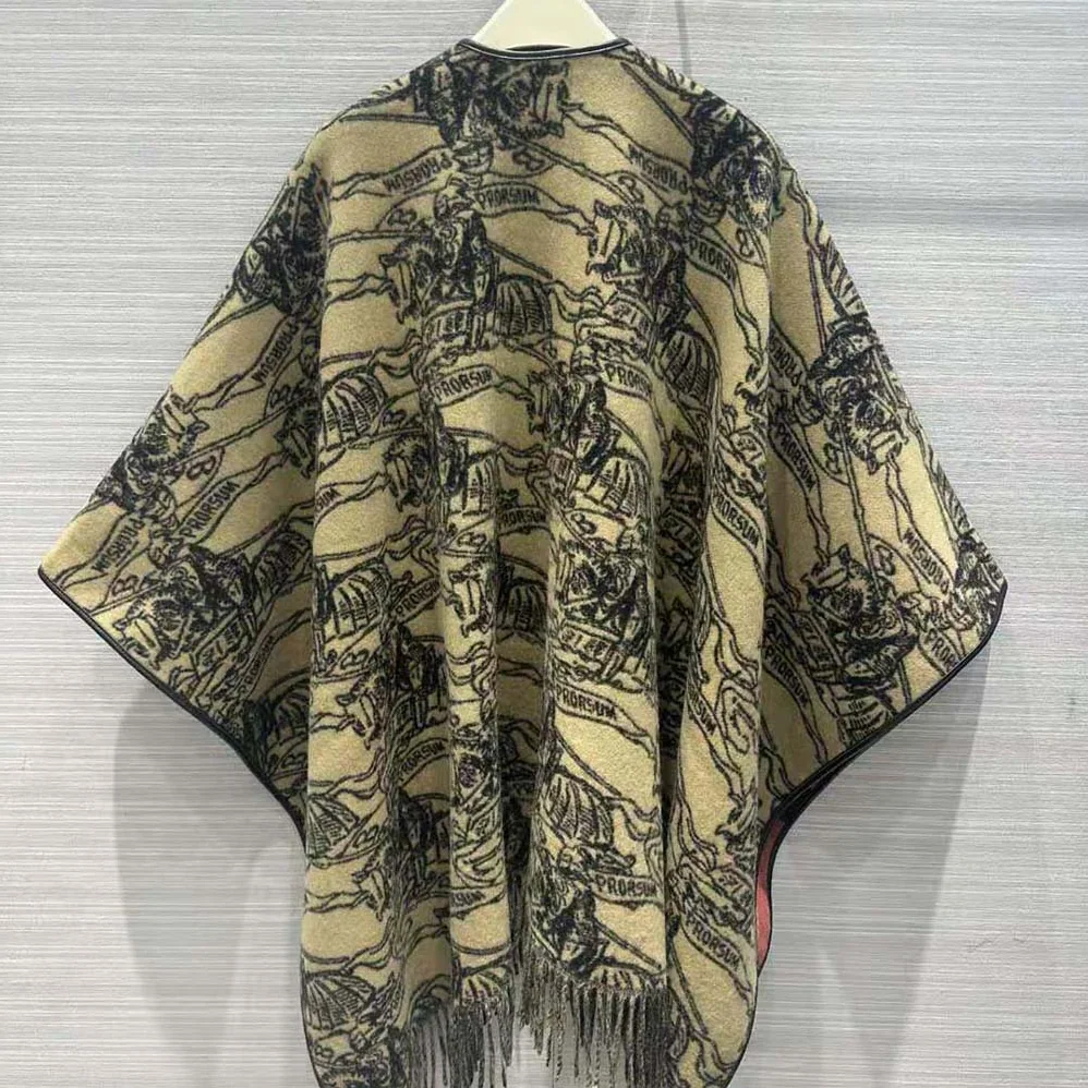 Burberry EKD Wool Cape for Women Burberry EKD Wool Cape for Women