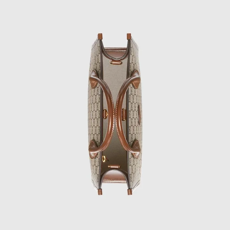 Gucci Tote Bag With Interlocking G Brown 92THG 8563 / Gucci Tote Bag With Interlocking G Brown 92THG 8563 /