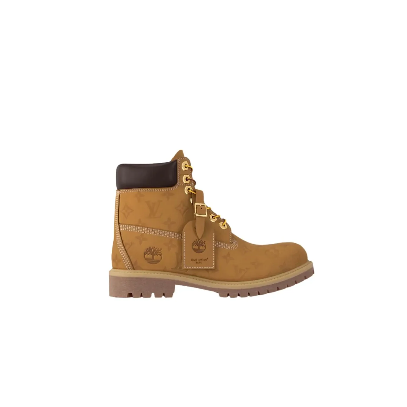 Louis Vuitton x Timberland 6-In Ankle Boots Beige 1AD72T