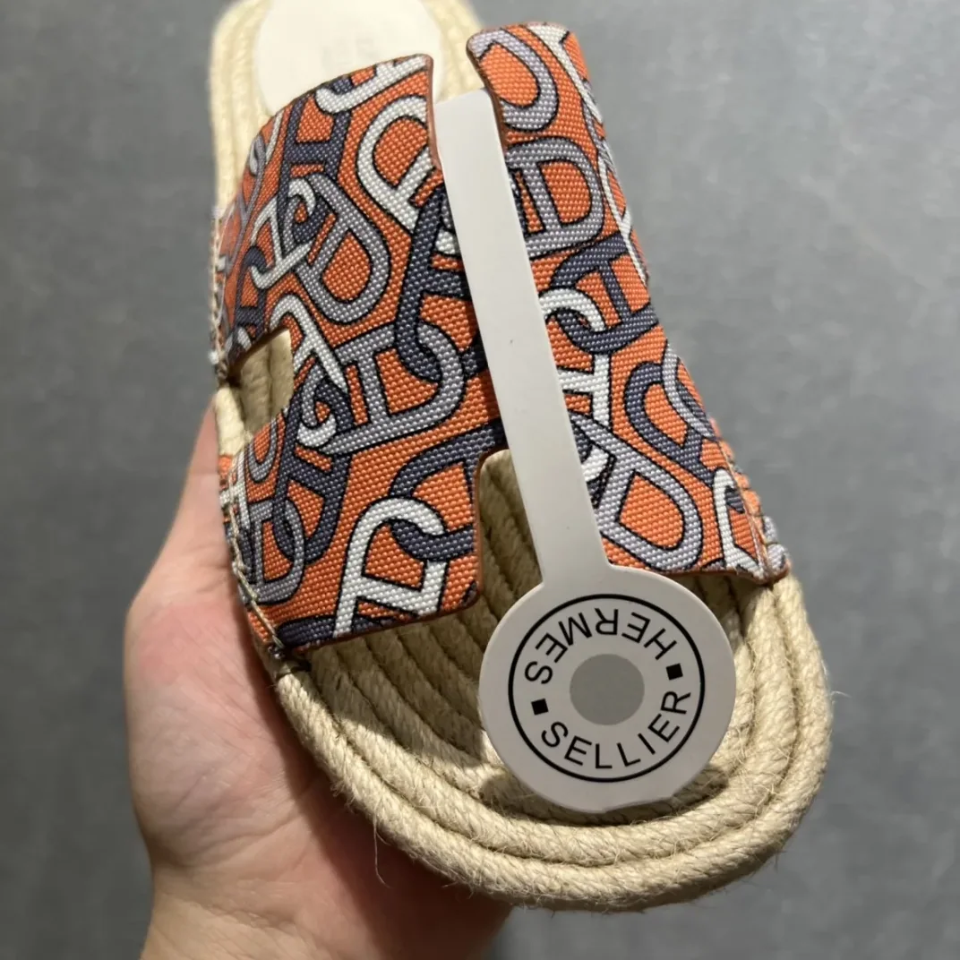 Hermes Old Espadrilles Orange
