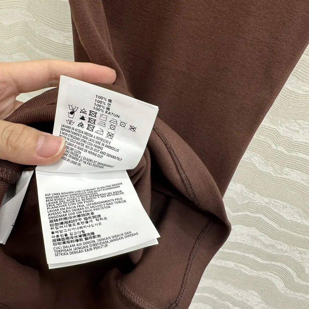 Prada Ribbed Knit Top for Men in Cocoa Brown
