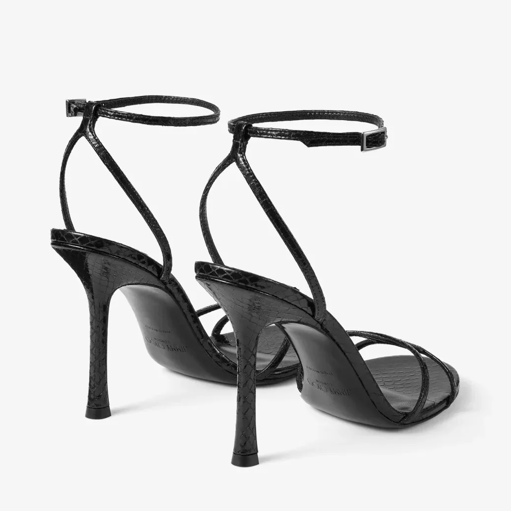 Jimmy Choo Leo 100 Black 1998LEO100WAP