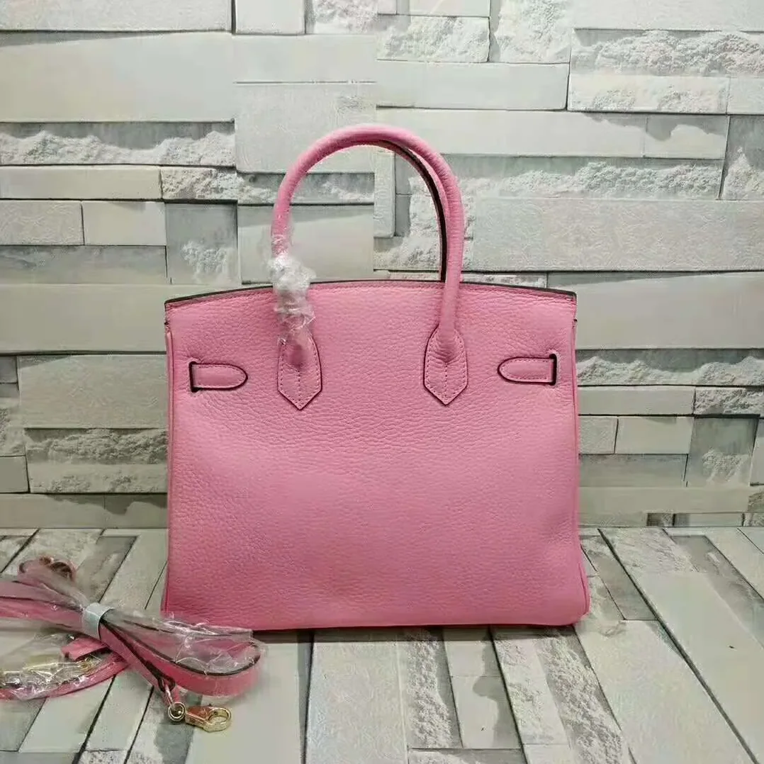 Hermes Birkin Top Handle Bag in Pink Gold Hardware Hermes Birkin Top Handle Bag in Pink Gold Hardware