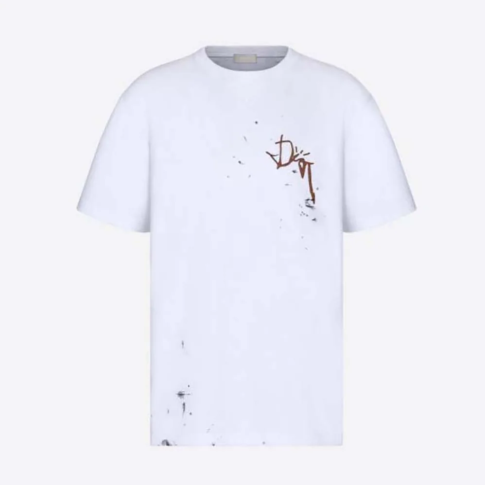 Dior Oversized Cactus Jack Dior T for Men in shirt White Cotton Jersey Dior Oversized Cactus Jack Dior T for Men in shirt White Cotton Jersey