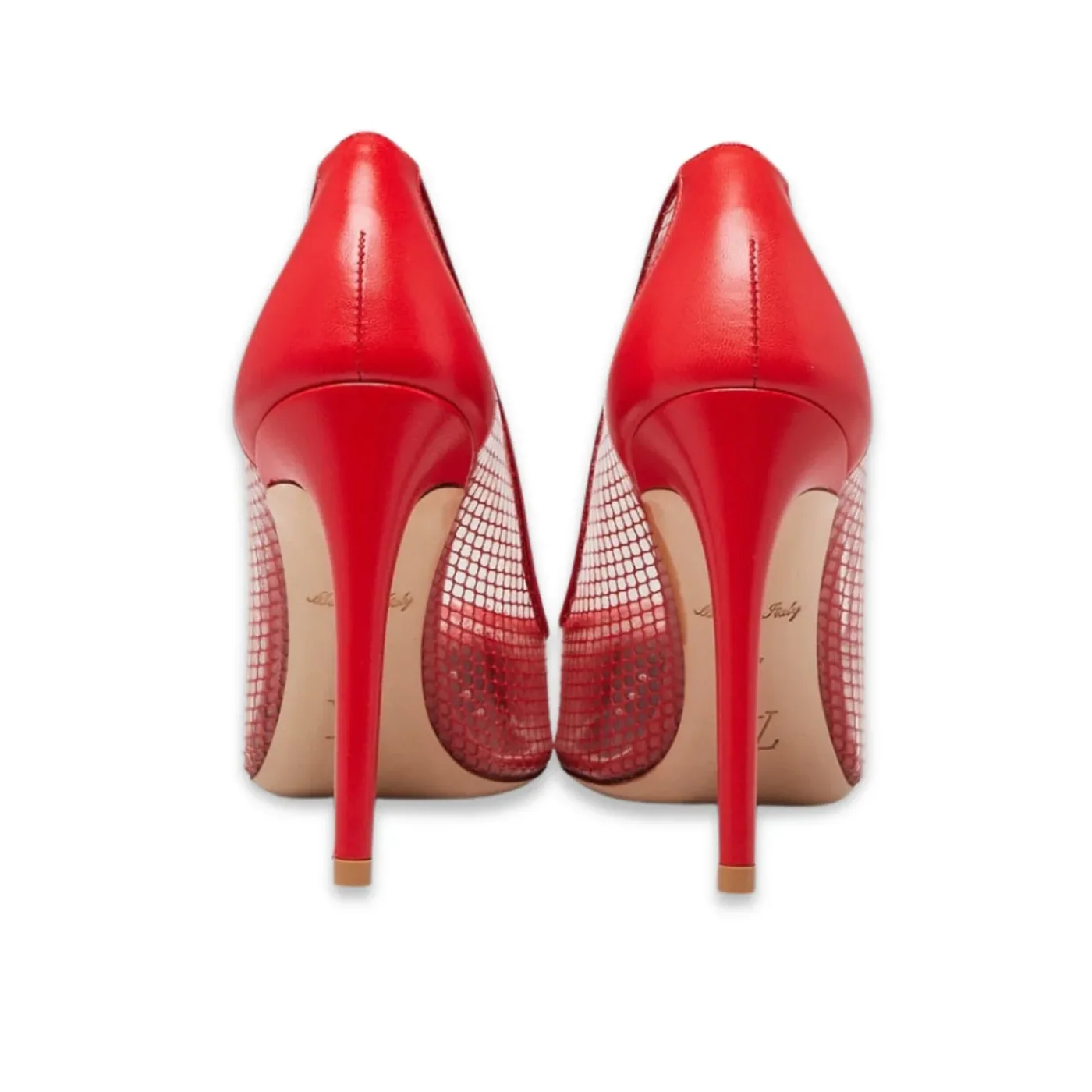Louis Vuitton Mesh And PVC Twist Pumps Red Louis Vuitton Mesh And PVC Twist Pumps Red