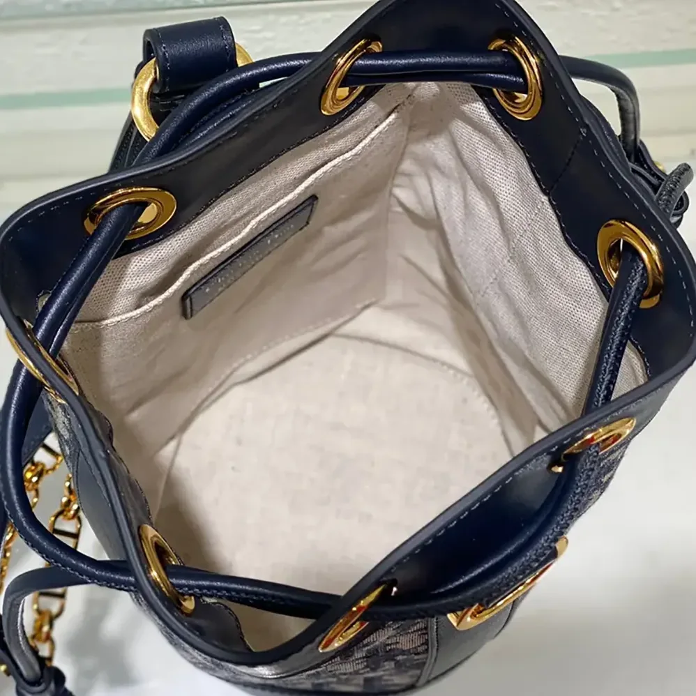 Dior Small Dior Backpack Blue Dior Oblique Jacquard for Women