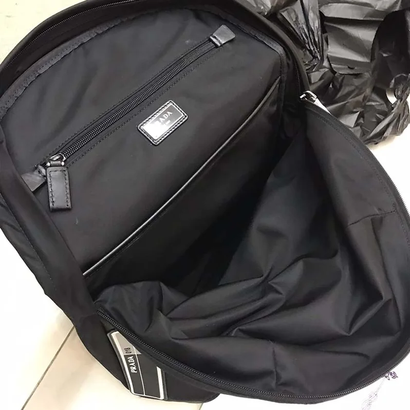 Prada Nylon Backpack for Men in Black
