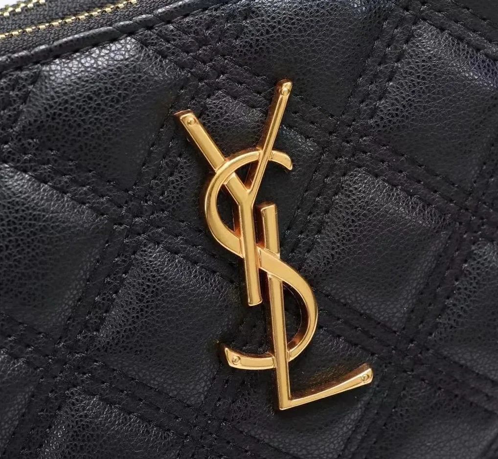 Saint Laurent Becky Crossbody Bag Black in YSL