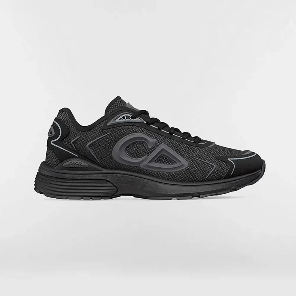 Dior B30 Countdown Tech Sneaker Black Semi-Transparent N3O Nylon for Unisex Dior B30 Countdown Tech Sneaker Black Semi-Transparent N3O Nylon for Unisex