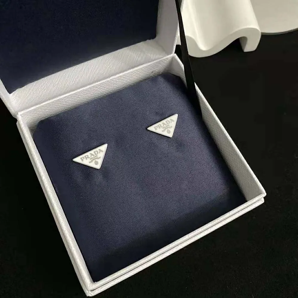 Prada Symbole Earrings in 925 Sterling Silver for Women