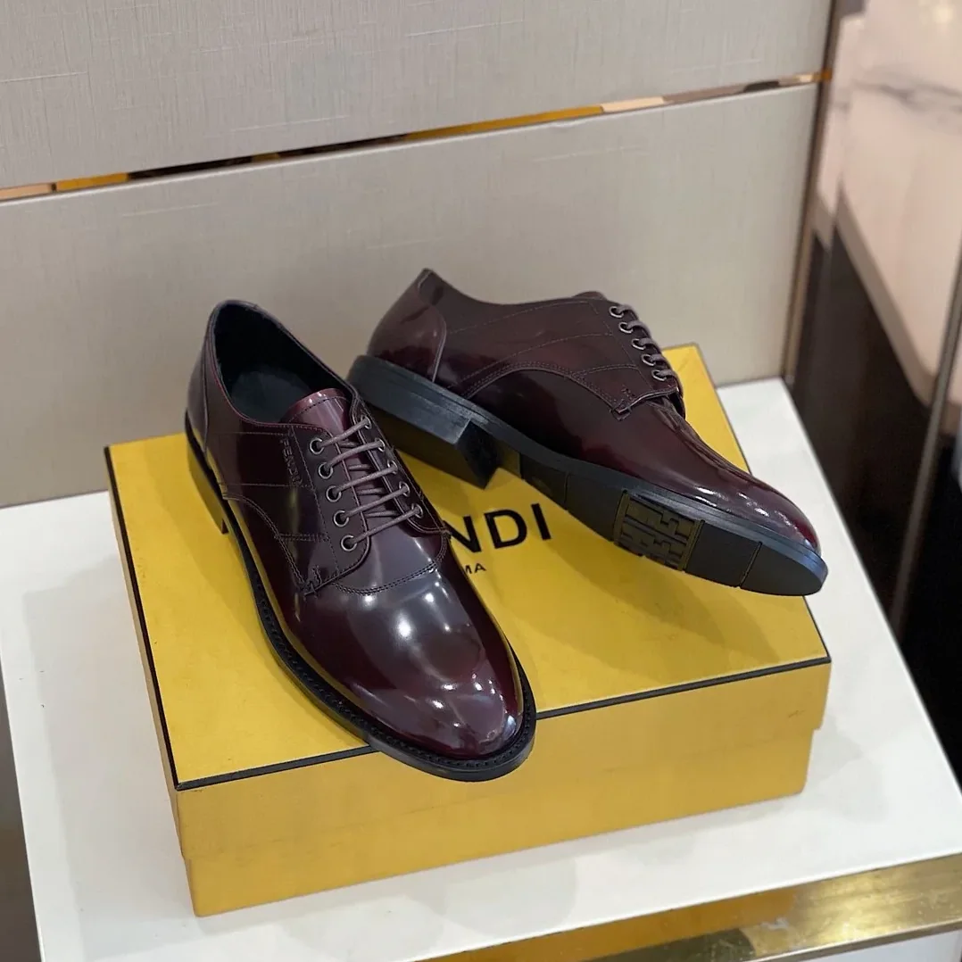 Fendi Force Dark Brown Shoes