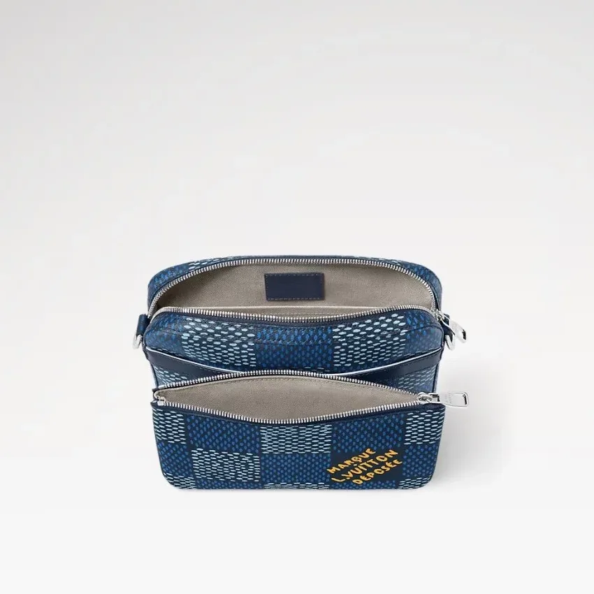 Louis Vuitton Trio Messenger Bag Blue / Louis Vuitton Trio Messenger Bag Blue /
