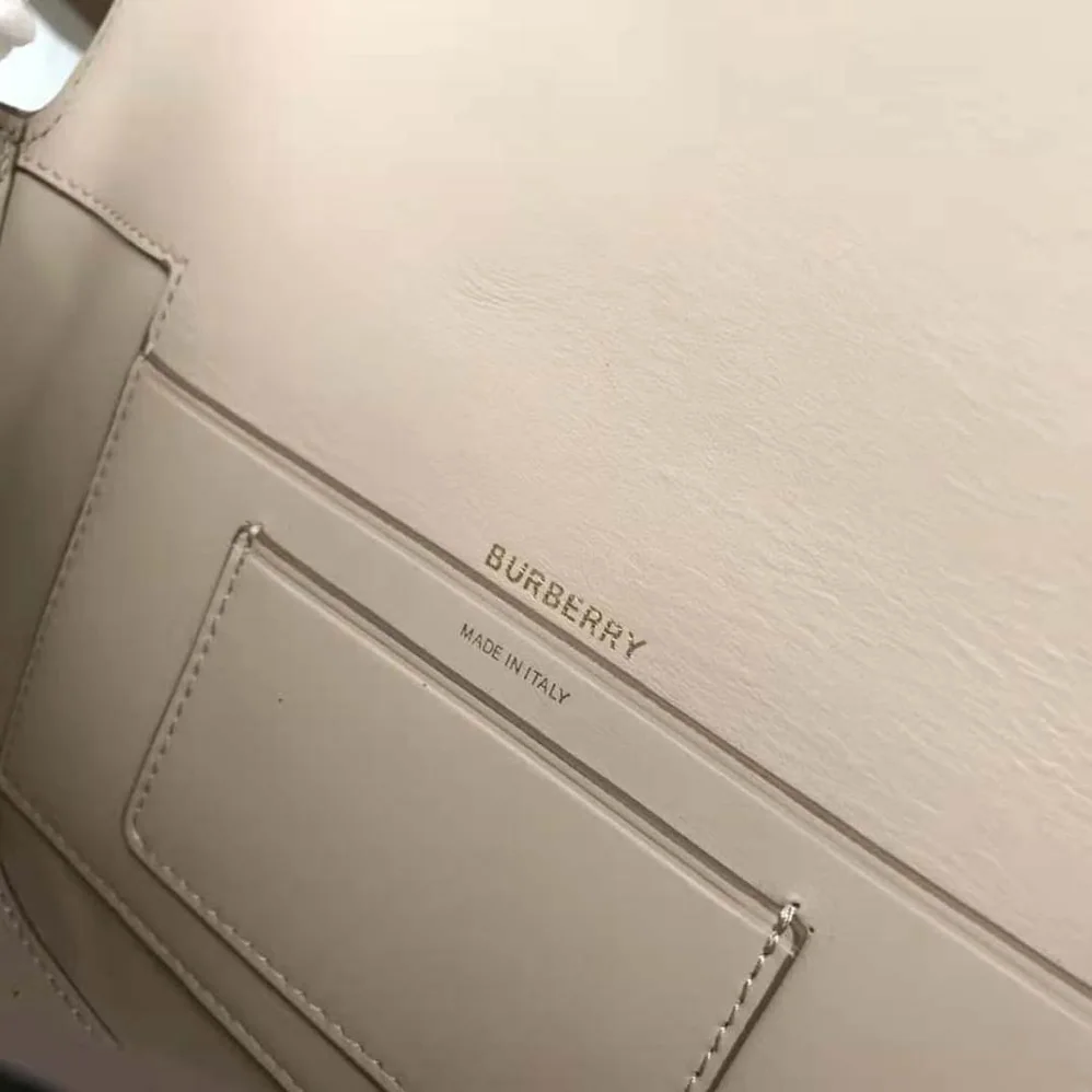 Burberry Small Check Canvas and Leather Olympia Bag for Women