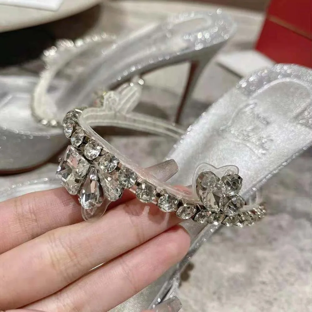 Christian Louboutin Planet Queen 100 mm Heel Height for Women in Silver Christian Louboutin Planet Queen 100 mm Heel Height for Women in Silver